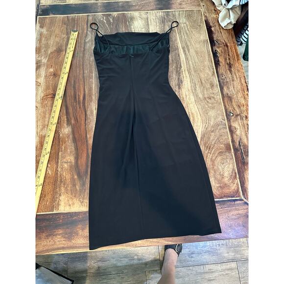 Vintage Guess Collection Women's Black Y2K 90S 2000s Mini Dress Size Small - Picture 12 of 16